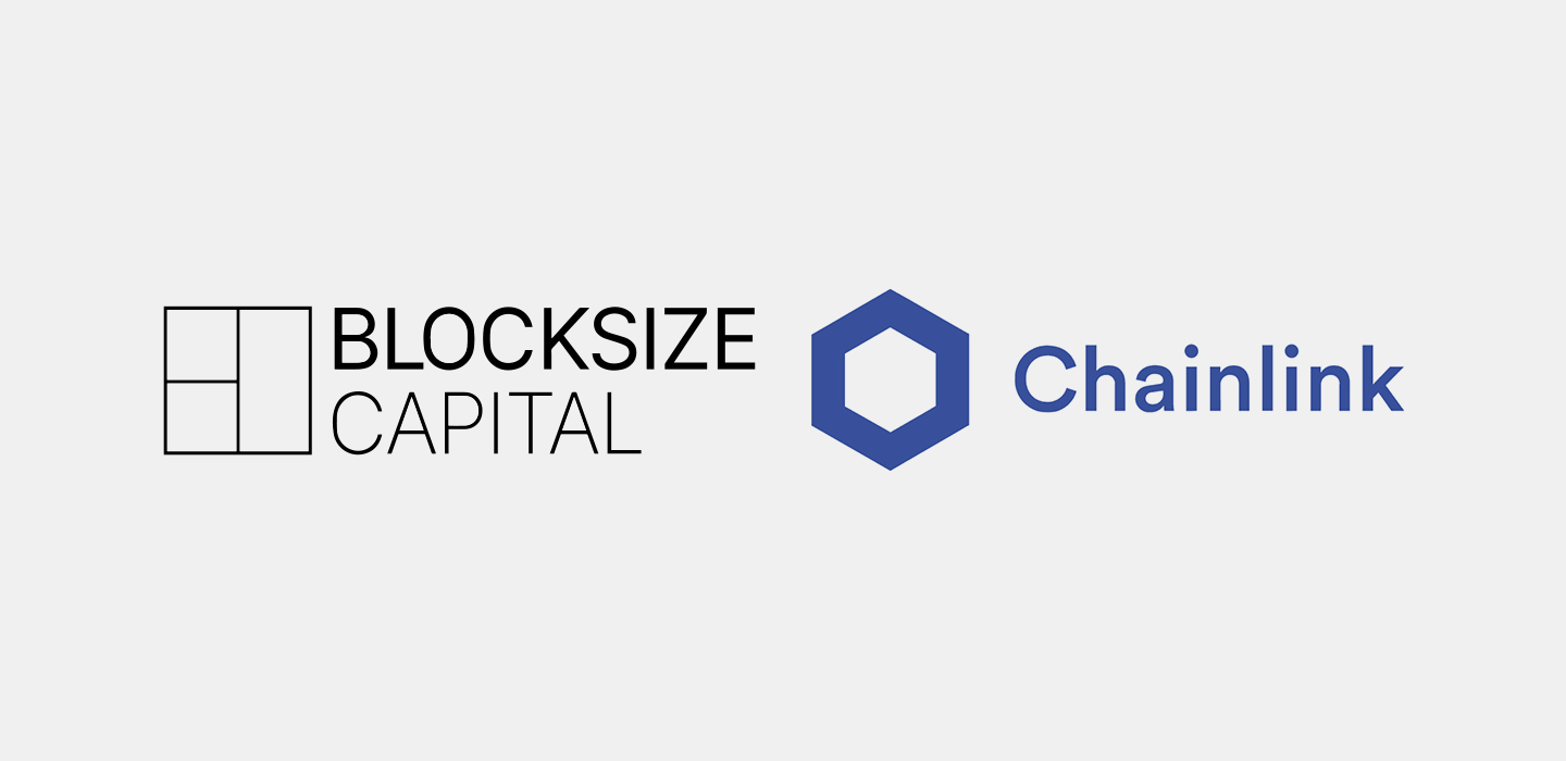 Logos Blocksize Capital and Chainlink